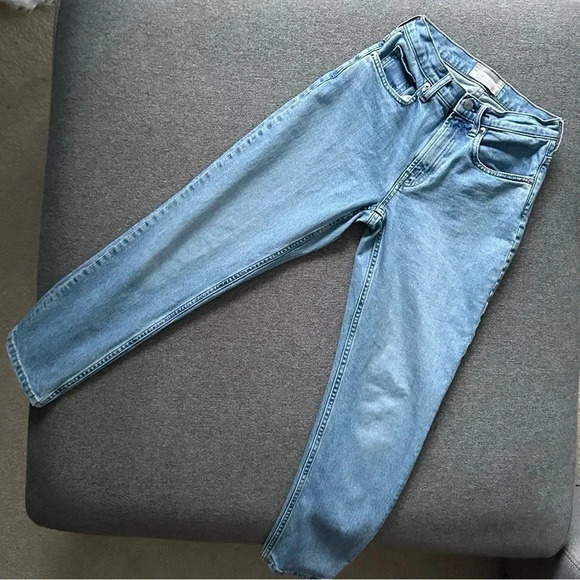 Everlane High Rise Straight Vintage Wash Jeans Size 25 - Picture 3 of 7